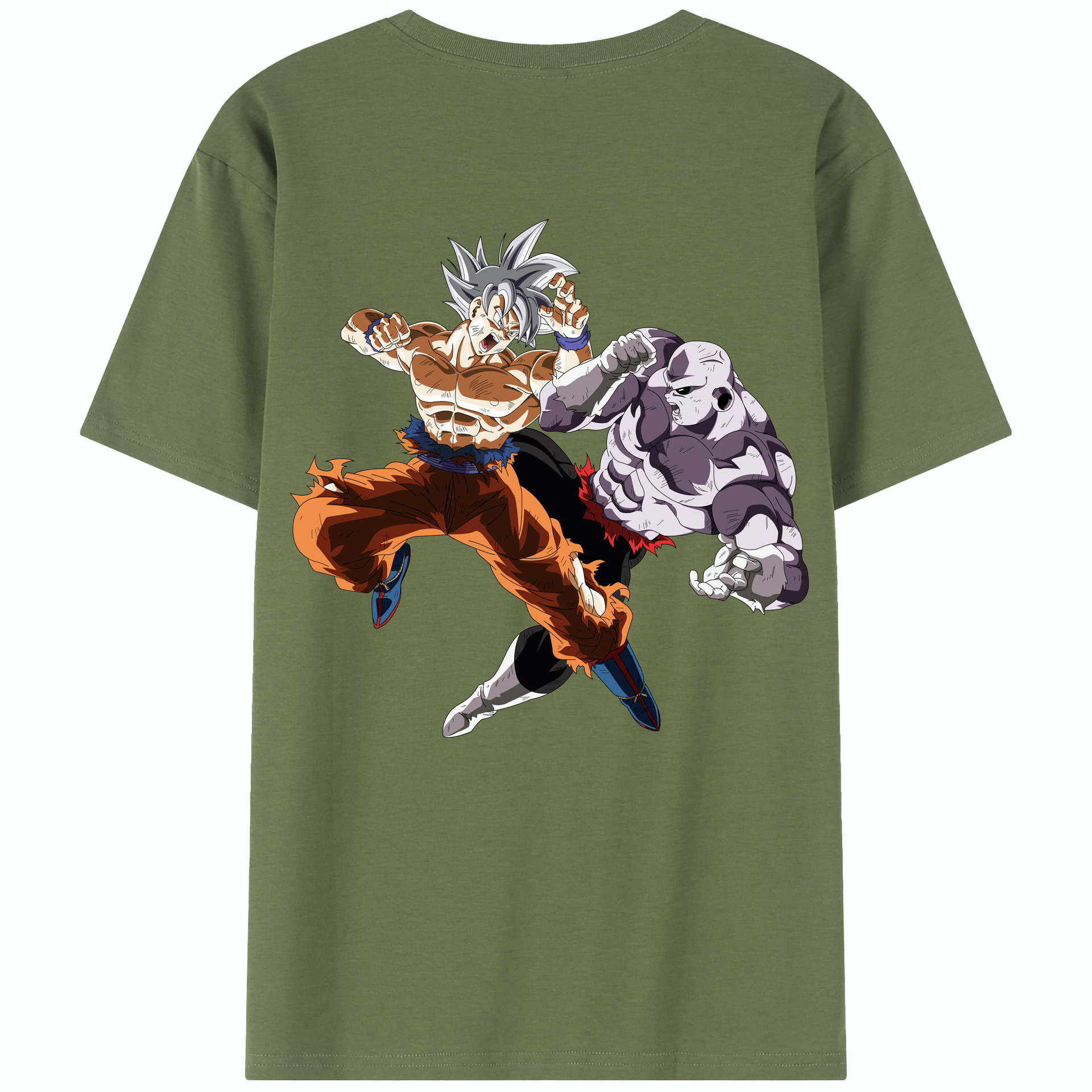 （画像用） ドラゴンボール 孫悟空（そん ごくう）Son Goku カカロット DRAGON BALL Kakarotto 綿100％半袖Tシャツ（背面プリント）